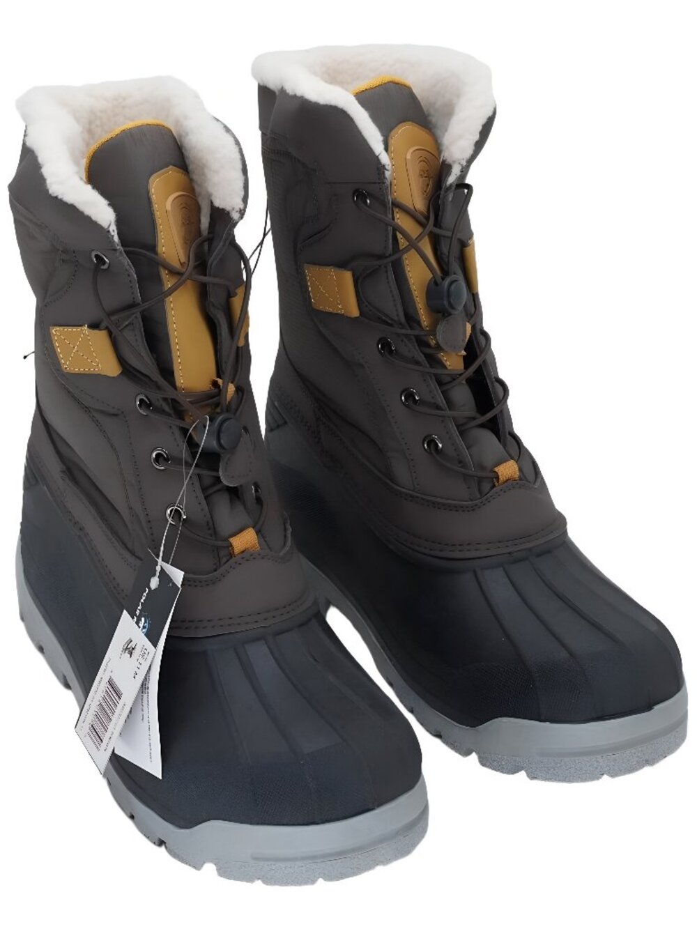 Polar Range Men's Cold-Weather Winter Boots Brown Size 11